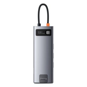 Baseus Metal Gleam Series 9 in 1 Multifunctional Type-C HUB