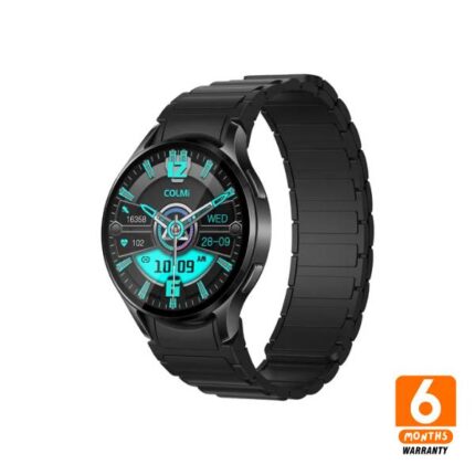 COLMI i28 Ultra 1.43 AOD Display Smartwatch with Ai GPT Magnetic Silicon Strap_Black