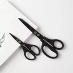 Xiaomi Huohou Titanium-plated 2Pc Non-slip Black Sharp Scissors Sets