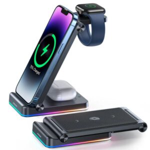 Joyroom JR-WQN01 15W 3 in 1 Foldable Wireless Charger