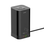 LDNIO SEW4485 Multiple 2500w Tower Power Strip 32W USB Output With Wireless Charging