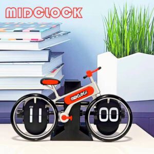 MidClock HY-F117 Unique Bicycle Inspired Flip Clock