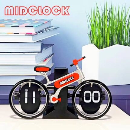 MidClock HY-F117 Unique Bicycle Inspired Flip Clock