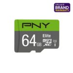 PNY Elite Class 10 U1 64GB microSD Memory Card