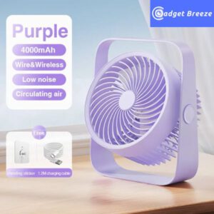 RTAKO D06 Desktop Dual-Layer Circulating Fan
