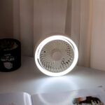 Vyvylabs D04 Mini Portable Desktop Fan (with LED light)