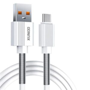 XUNDD XDDC-016 1m Dual Spring Connector Fast Charging Cable