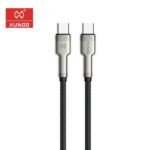 XUNDD XDDC-037 Zinc Alloy Woven 60W USB C to USB C Data Cable