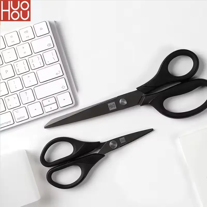 Xiaomi Huohou 2Pc Titanium-Plated Black Scissors