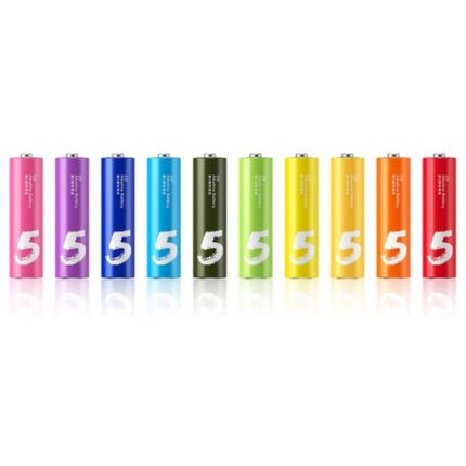 Xiaomi Z15 AA Alkaline Rainbow Heavy Duty Battery 10pcs