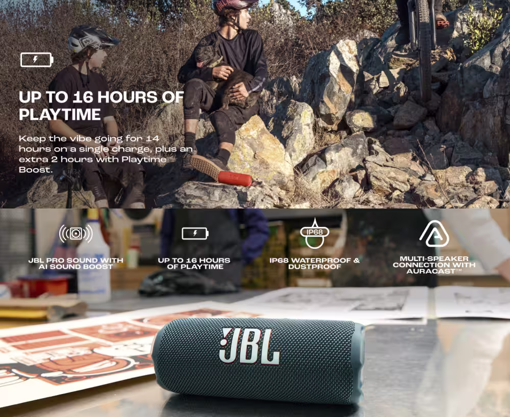 JBL Flip 7 Bluetooth Speaker
