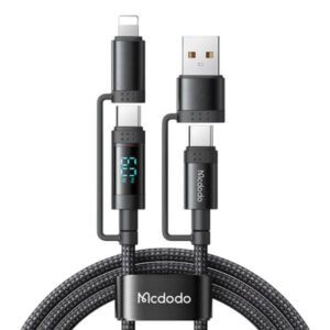 Mcdodo 4 in 1 Charging Cable with LED Watt Display (CA-199)