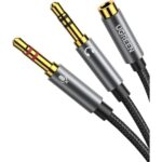 UGREEN AV140 20899 3.5mm to 2 Audio Cable - Black