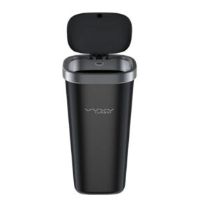 Vyvylabs Dustless Vehicle Garbage Can Black