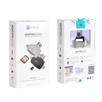 Coteetci CS5132-BK 4IN1 CARD READER(SD/TF)