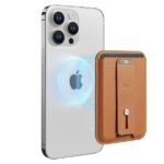 ESR HaloLock Geo Wallet Grip Stand (Caramel Brown)