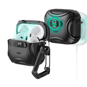ESR Pulse FlickLock HaloLock Case for AirPods 4 – Black