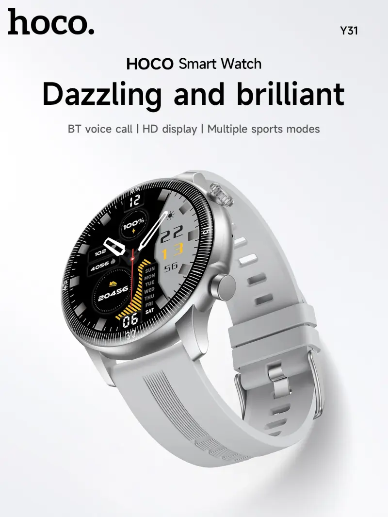 Hoco Y31 Bluetooth Calling Smart Watch with 1.46 inch HD display