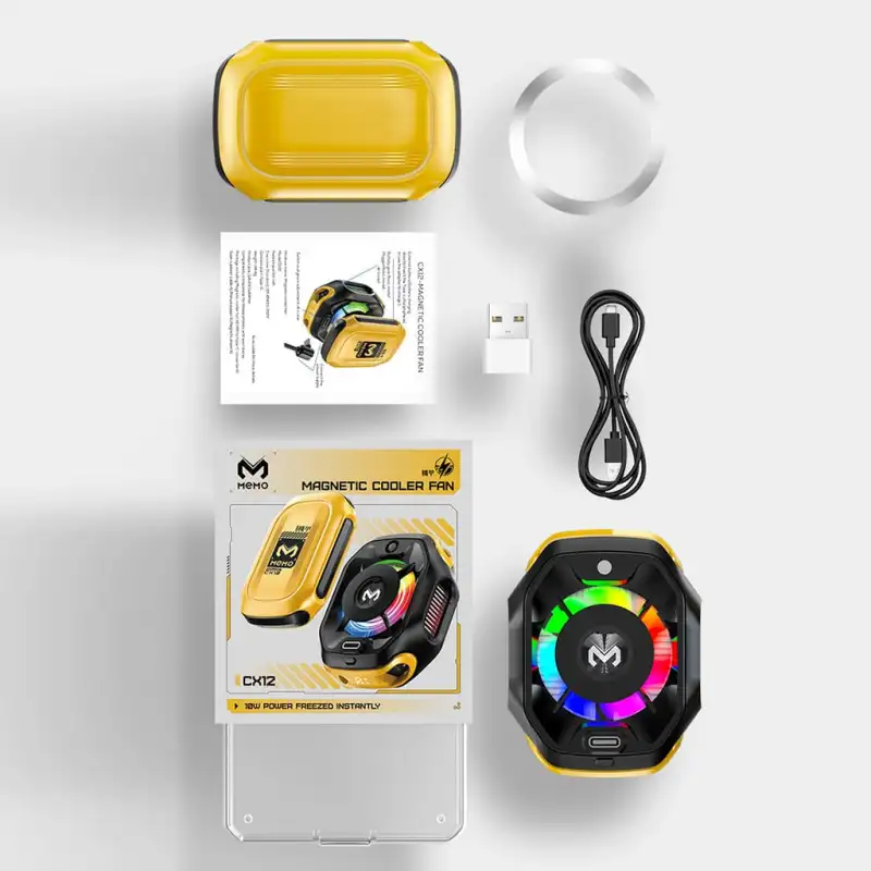 MEMO CX12 10W Magnetic Cooler Fan 2
