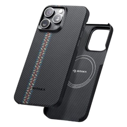 PITAKA MagEZ Case 4 for iPhone 15 Pro/15 Pro Max -600D Rhapsody