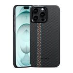 PITAKA MagEZ Case 4 for iPhone 15 Pro/15 Pro Max -600D Rhapsody