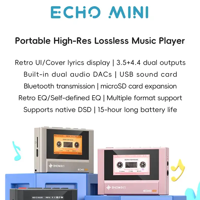 FiiO SNOWSKY Echo Mini Portable Music Player