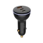 LDNIO C102 160W Trio Port Car Charger with 100W C To C Cable