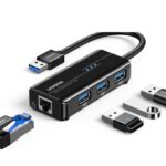 UGREEN 20265 USB 3.0 Hub with Gigabit Ethernet Adapter