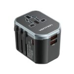 Vention FJCB0 3-Port USB 20W Universal Travel Adapter