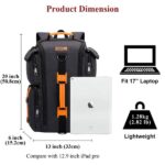 Witzman B6695 Water Resistant Nylon Travel Backpack - Image 2