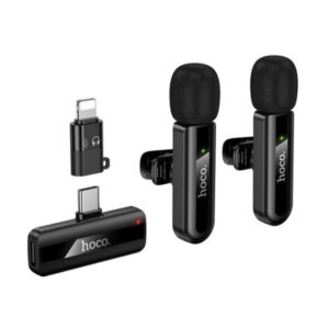 Hoco L20A Fair Dual Mic Lavalier Wireless Microphone