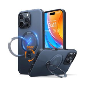 TORRAS 360° Spin Stand MagSafe Case for iPhone 16 Pro Max