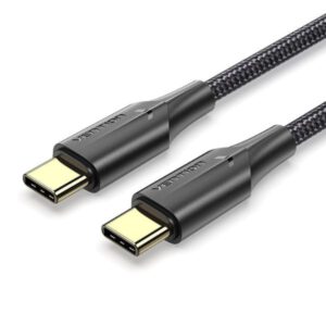 Vention TAUBI Nylon Braided USB 2.0 C Male to C Male 3A Cable LED Type