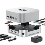 ACASIS 10-in-1 Dock with 10Gbps Dual SSD Enclosure for M4/M4PRO Mac mini