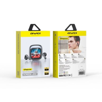 AWEI TP100 ENC EarBuds with Screen