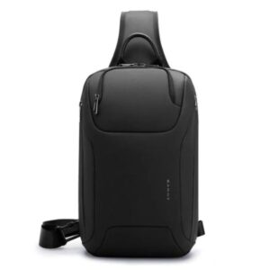 BANGE BG-8031 Men Chest Bag Business Duty Large Capacity Shoulder Crossbody Bag (Black)