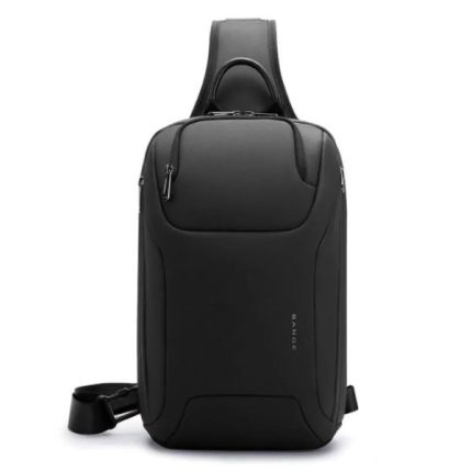 BANGE BG-8031 Men Chest Bag Business Duty Large Capacity Shoulder Crossbody Bag (Black)