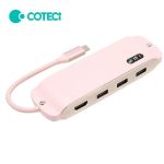 COTECi 8 in 1 USB-C HUB Multiport Adapter