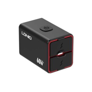 LDNIO C108 60W Super Fast Motorcycle Charger PD+QC3.0 IPX6 Waterproof