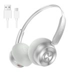 ONIKUMA GT820 Lightweight Wireless Gaming Headphone_Silver