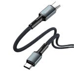 XUNDD XDDC-037 Zinc Alloy Woven 60W USB C to USB C Data Cable