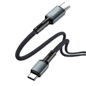 XUNDD XDDC-037 Zinc Alloy Woven 60W USB C to USB C Data Cable
