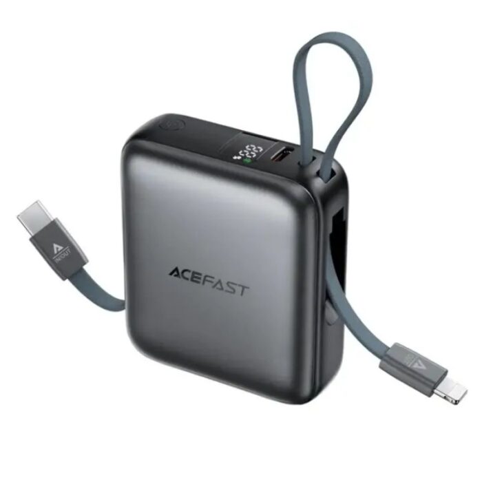 ACEFAST M23 Power Bank 10000mAh 22.5W Built-In Dual Cables