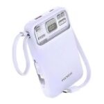Foneng PX112 10000mAh MagSafe Power Bank with 2 Built-in Cables 22.5W - Image 2