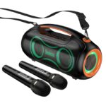 Hoco DS67 Bluetooth Party Speaker with 2 Wireless Microphones
