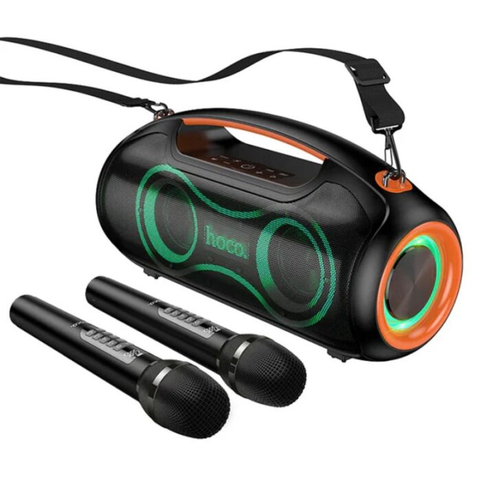Hoco DS67 Bluetooth Party Speaker with 2 Wireless Microphones