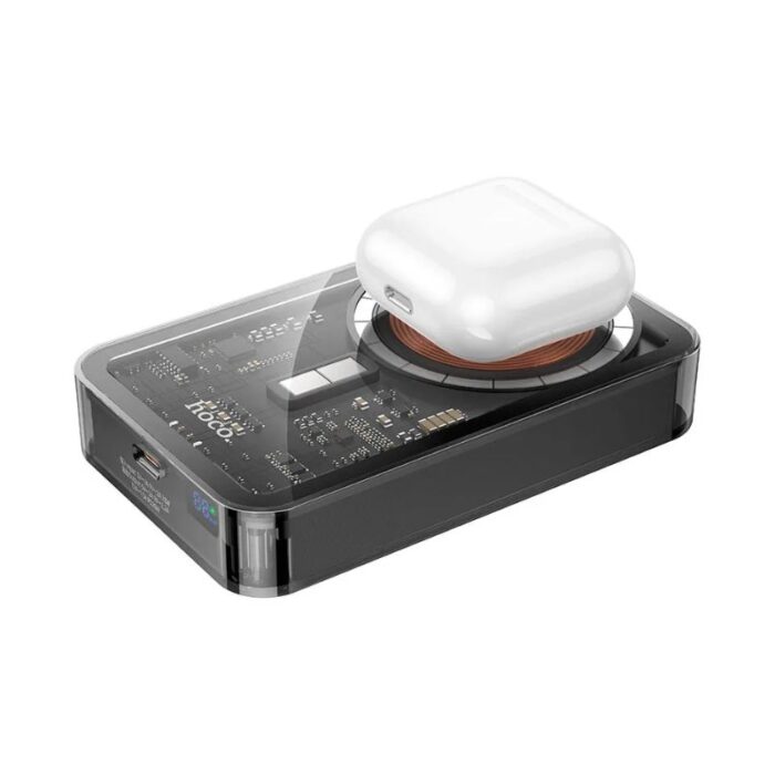 Hoco Q14A PD20W + QC3.0 10000 mAh Transferent Wireless Power Bank