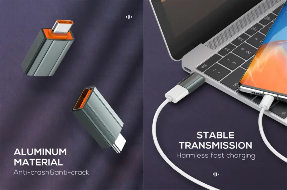 LDNIO LC140 USB Convertor Type C to USB A Adapter OTG