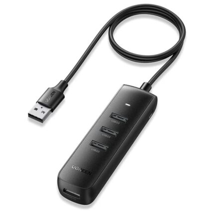UGREEN 20486 0.5m USB Hub 4 Ports USB Adapter USB 3.0 Data Transfer Converter