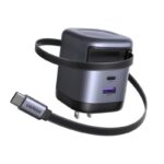 UGREEN Nexode 65W GaN USB C Retractable Charger